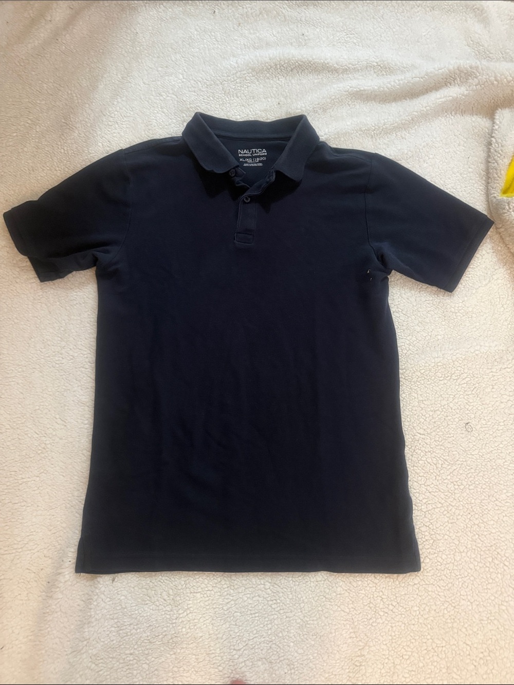 Nautica Men’s Navy Short-Sleeve Polo